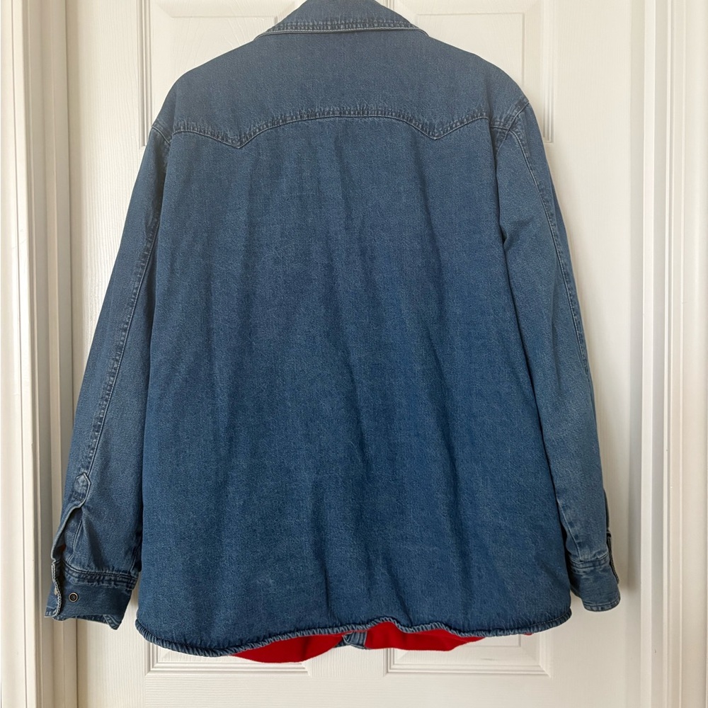 Denim Flannel Lined Jacket - Picture 4 of 8